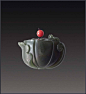 逸和青莲 青玉

　　本作品以莲花、莲子为主题。将荷花花叶塑造成壶柄和壶嘴，莲子雕刻成壶身。整件作品生动有趣，充满生活情趣。第三届中国玉石雕刻大师瞿会中作品。