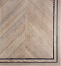 #Chevron 2-line border in #wenge