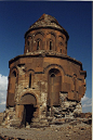 A church ruin in Ani, an uninhabited, medieval Armenian city-site situated in Turkey near the Armenian border. Once the capital of a medieval Armenian kingdom that covered much of present day Armenia and eastern Turkey.  Was called the "City of 1001