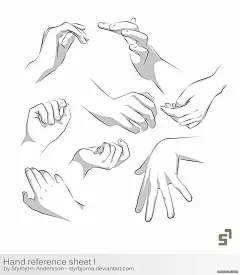 百家人体结构画法 之 手部-手势动作 [72P] (38).jpg