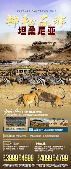 非洲旅游海报 -源文件-志设网-zs9.com