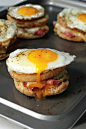 Croque Madame McMuffins