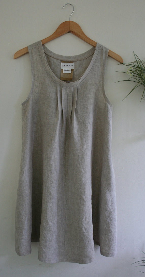 Linen Dress / Embell...