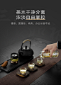 tomic特美刻高档银茶隔玻璃杯男士双层便携水杯茶水分离泡茶杯-tmall.com天猫
