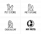 宠物，小狗logo标志矢量图素材