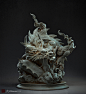 Chinese dragon statue(ZBrush2018beta test), Zhelong Xu : I am very proud to be a ZBrush2018 test artist. This is one of the works created using the ZBrush2018 beta. Sculptris pro and new features are great!