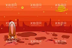 火星背景  - 源文件下载【酷图网】火星背景,火星壁纸,火星表面,火星地貌,八大行星,太阳系,地行星,红色星球,宇宙,玛尔斯,类地行星,天文学,