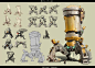 concept robots: Concept mech art by Bryant Koshu