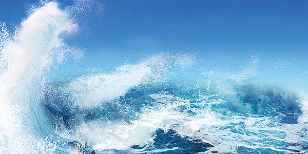 海浪背景图片素材-正版创意图片40176...
