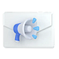 Promotion mail  3D Icon
