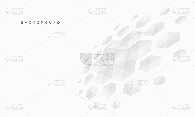 抽象几何技术背景。向量的创意设计。