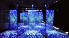 投石科技全息矩阵纱幕投影|行业展厅 - ...
