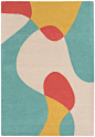 现代简约风格几何设计地毯素材图