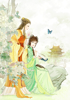 Chny13采集到古风原画立绘