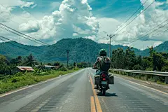 肖像骑行机车人物图片摄影图