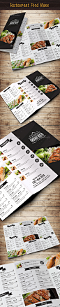 Restaurant Food Menu - Food Menus Print Templates