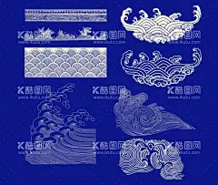 海浪  - 源文件下载【酷图网】海浪,卡通海浪,手绘海浪,海浪插画,海浪插图,海浪合集,海浪剪影,海浪图标,海浪背景,曲线,线条,水花,浪花,大海元素,大海素材,夏天元素,中国风元素,中国风,古风海浪,国潮海浪,国潮元素