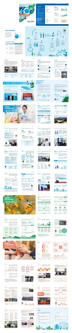 医疗生物技术画册  - 源文件下载【酷图网】画册,宣传册,医学,生物科技,研究,插画,