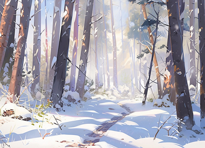 {AI系列}西方插画（场景，角色）（卡通...