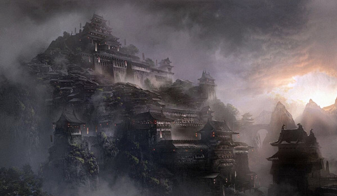 场景原画-古风