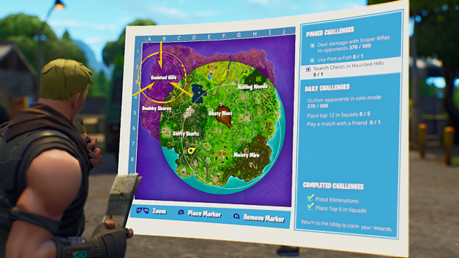 Fortnite - UI/UX Vis...