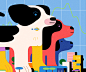 Character design  dogs editorial ILLUSTRATION  Magazine illustration pets