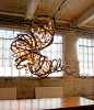 Blacksmith, Forged, Custom, Design, Daniel Hopper Design, Iron, Steel, Chandelier, Lighting: 