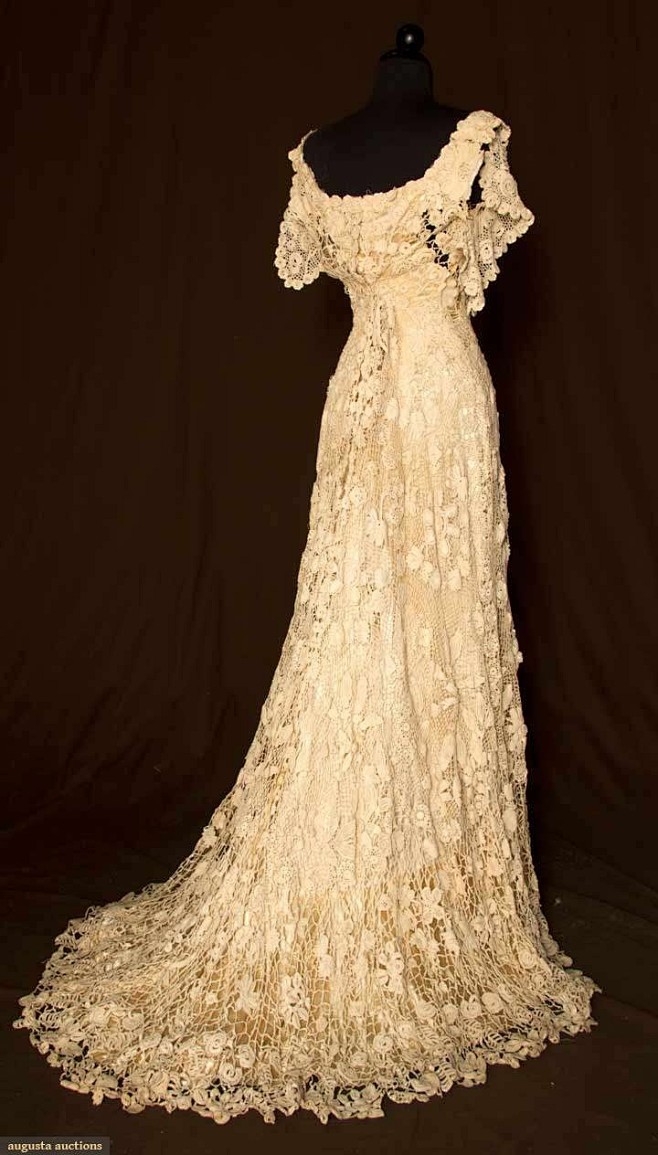 Crocheted Gown 1908,...
