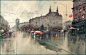 dusan-djukaric-rainy-day-in-terazije-watercolor-55x36-cm-gallery