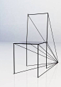 Kazakhstani designer Artem Zigert's 'Mechanical Perspective' chair: 