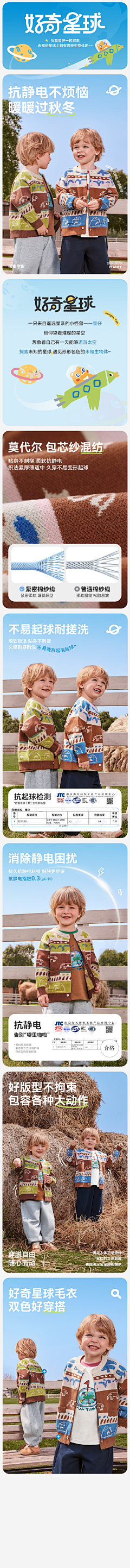 啦啦啦啦冲鸭采集到详情页-童装