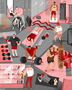 我我小僵尸采集到插画-02