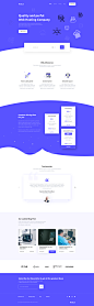 Hosting landing page