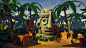 Stylized Jungle Environment, Erik McKenney : Personal work of a stylized jungle environment in UE4.<br/>Jungle Props Page:<br/><a class="text-meta meta-link" rel="nofollow" href="<a class="text-meta meta-lin