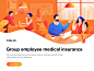 Group employee medical insurance