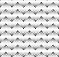 Seamless halftone vector background. circles of variable size folded in a zigzag.