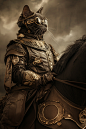 tukaka012_A_cat_wearing_knightly_attire_riding_a_horseSteampunk_345f63f3-7b6f-4d9d-868e-30d903a4b710