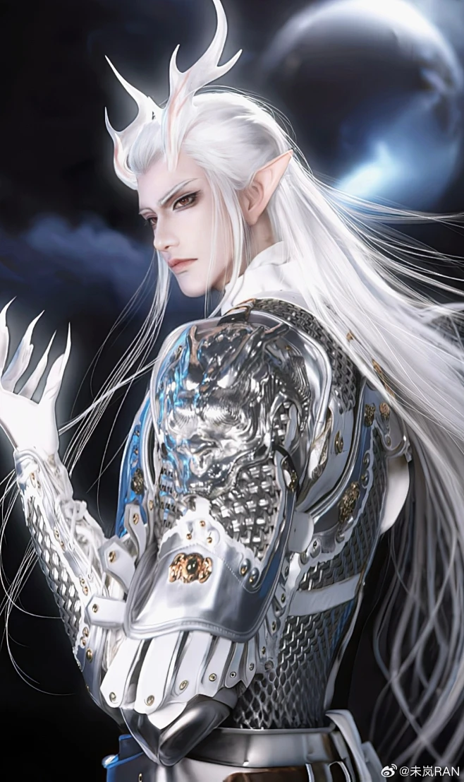 #哪吒之魔童闹海##敖光##cos##国漫# 龙爹的脸一出来，我就知道他没有错。 @未岚RAN，采集@屿堍-花瓣网