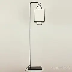 xibulun灯具新中式手绘落地灯客厅手绘落地灯酒店会所过道落地灯-淘宝网