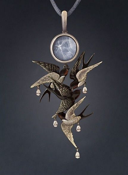 Swallows pendant by ...