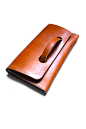 Leather clutch.: 