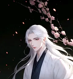 古风二次元美男子，古风头像，古风壁纸
