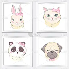狗,兔子,宠物,猫,似人脸,可爱的,泰迪熊,肖像,狮子,自然美