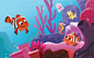 Nemo book illustrated for Disney publishing by Joey Chou