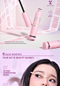 BNB barenbliss Korean Roll To Volume Mascara 「Long Lasting Waterproof Smudgeproof」 | Shopee Indonesia : What it is: 
Volumizing maskara yang diperkaya dengan Polypeptide dan Vitamin E yang merawat dan memperkuat bulu mata untuk bulu mata yang lebih lenti