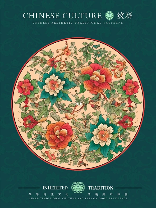 中国传统图案 | 繁花似锦