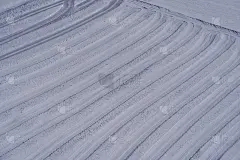 瑞士少女峰的雪道，雪车制造。