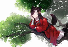 月红3434采集到天官赐福