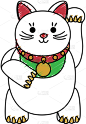运气,日本,猫,图标,东方人,瓷器,可爱的,国内著名景点,传统