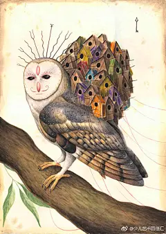 【米兰插画艺术家 El Gato Chimney 奇幻插画】魔力、魔术和占卜到流行民间传说、早期艺术和当代艺术等主题，是El Gato Chimney 最近专注研究的课题（转） ​​​​